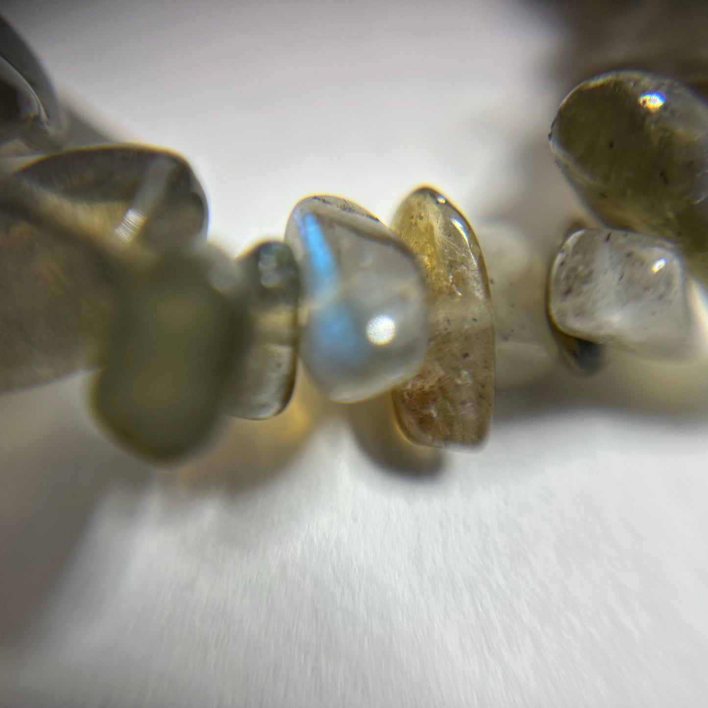 Bracciale in chips di Labradorite