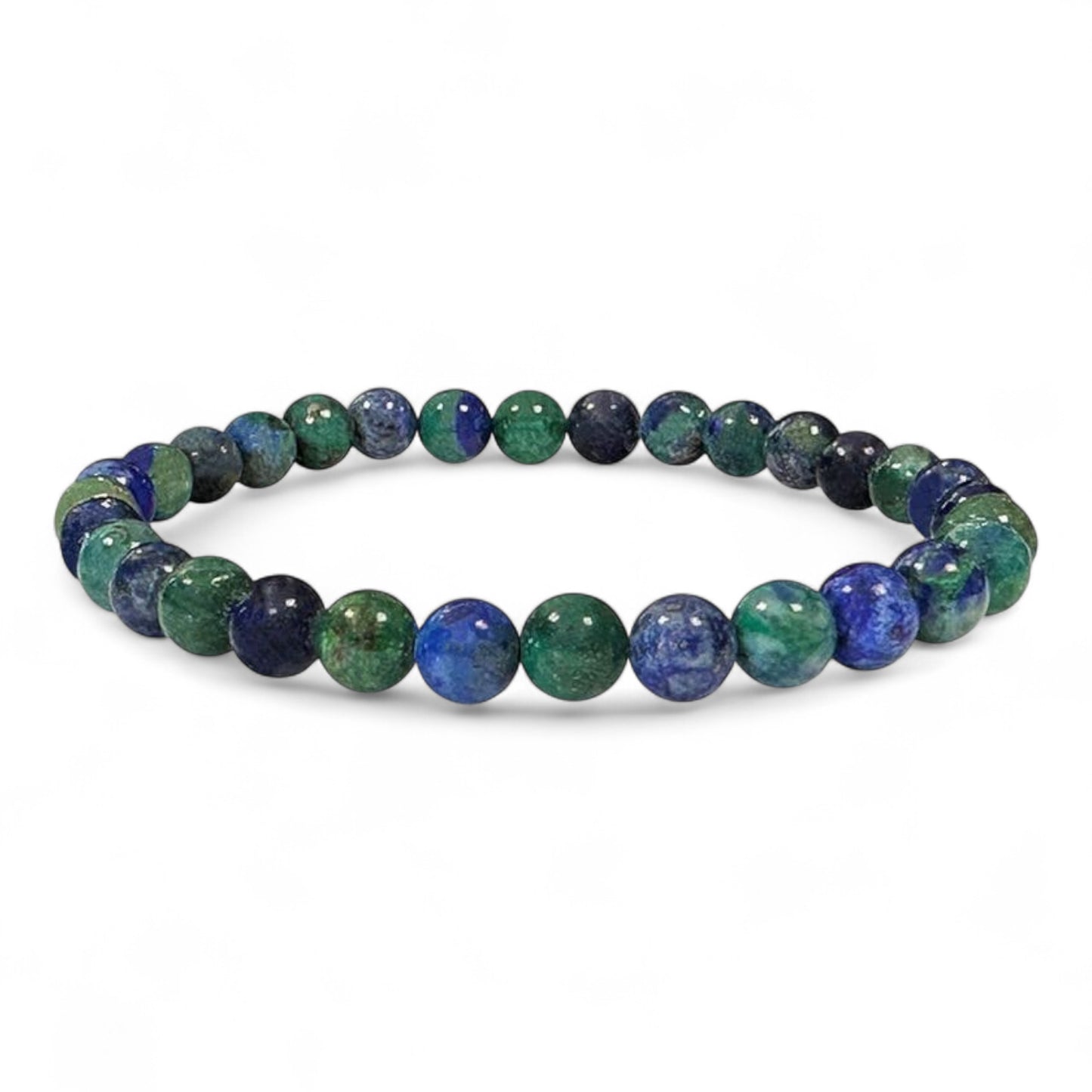 Bracciale in Azzurrite-Malachite