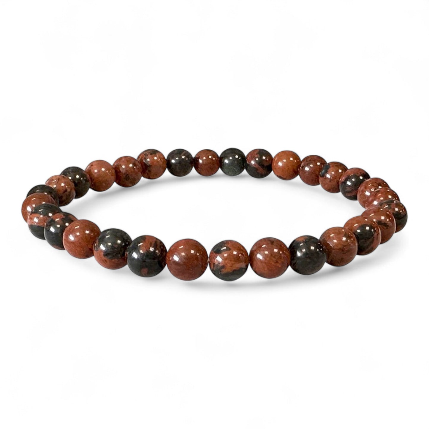 Bracciale in Ossidiana Mogano