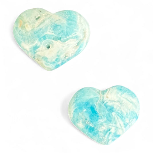 Cuore di Aragonite Blu