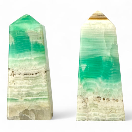 Torre in Aragonite Blu Fasciata