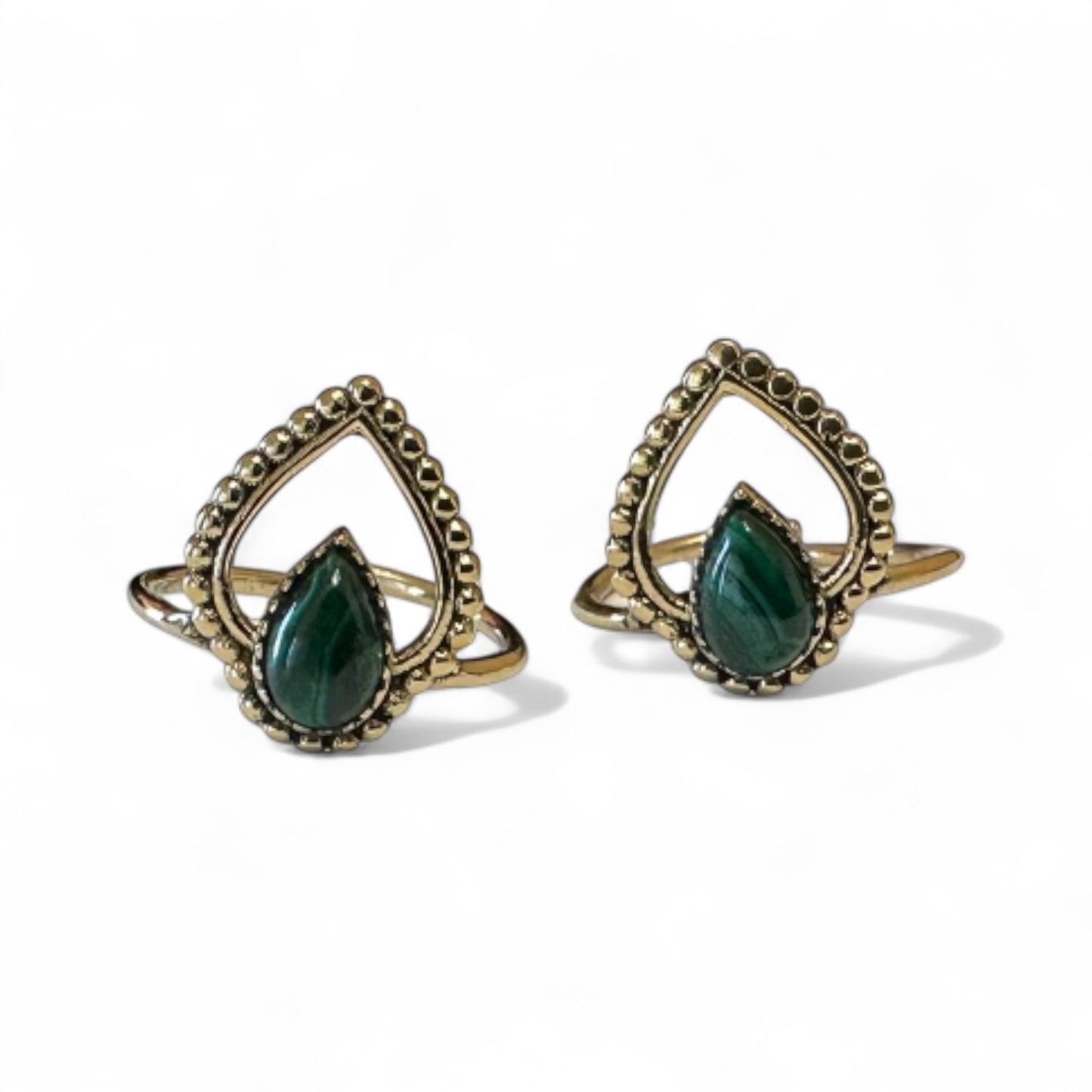 Anello con Malachite