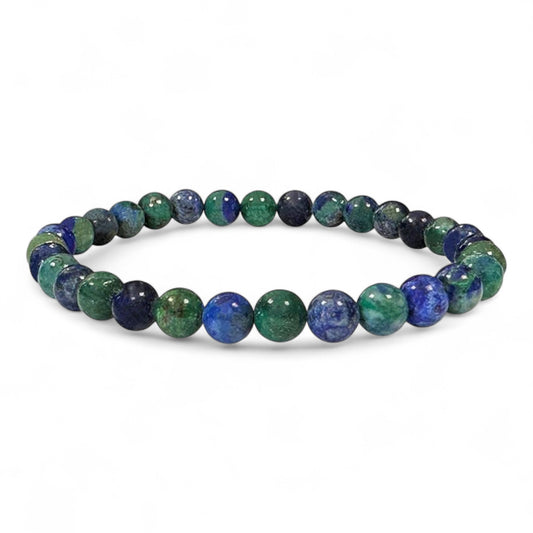Bracciale in Azzurrite-Malachite