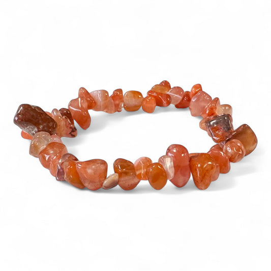 Bracciale in chips di Corniola