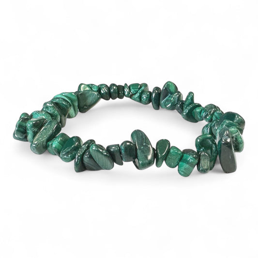 Bracciale in chips di Malachite