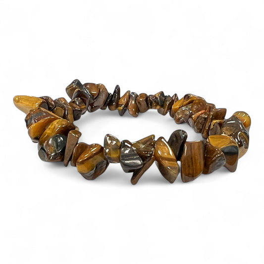 Bracciale in chips di Occhio di Tigre