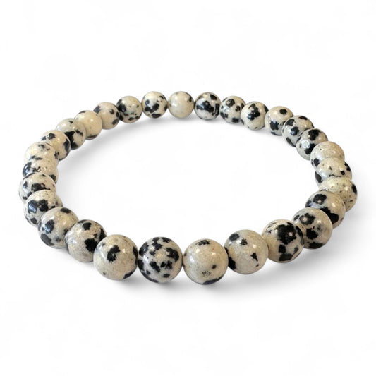 Bracciale in Diaspro Dalmata