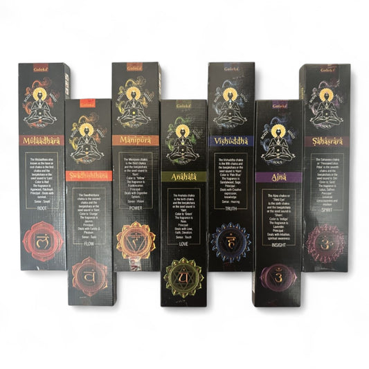 Incenso Goloka Sette Chakra - varie profumazioni