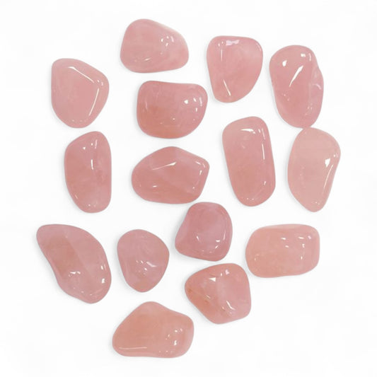 Quarzo rosa burattato