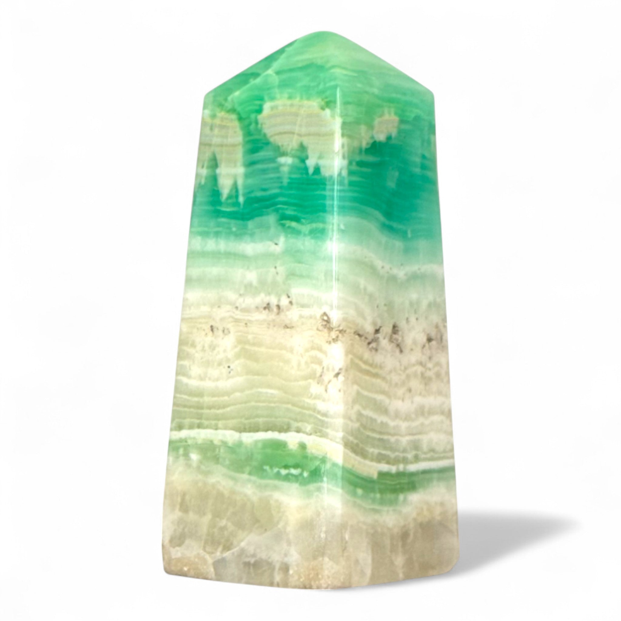 Torre in Aragonite Blu Fasciata - immagine 3