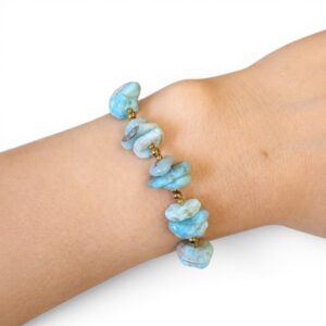 Bracciale con Chips di Larimar